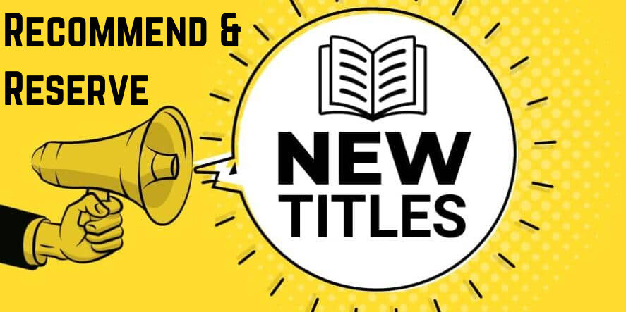 Drawing of Megaphone saying new titles recommend reserve